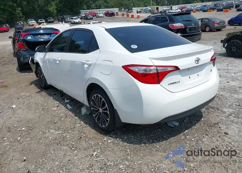 2015 Toyota Corolla S Plus from USA, damaged, VIN 2T1BURHEXFC258333